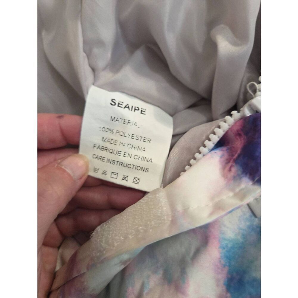 Searipe Colorful One-Piece Hooded Snowsuit / Jumpsuit Sz. M - Picture 6 of 11